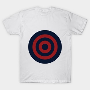 Navy Red Red Circles T-Shirt